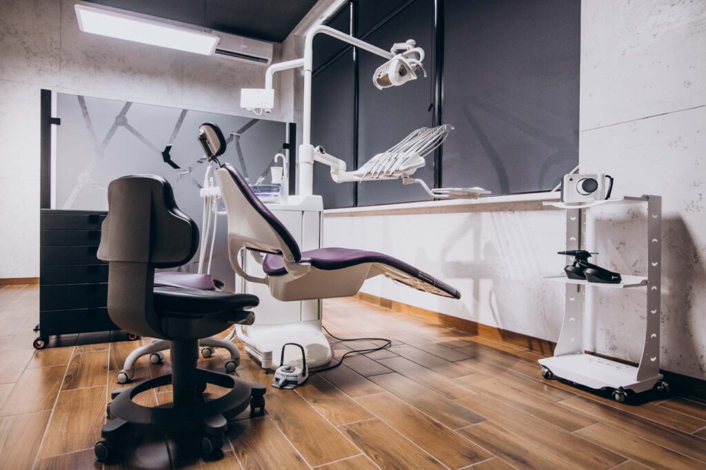 An orthodontic exam station